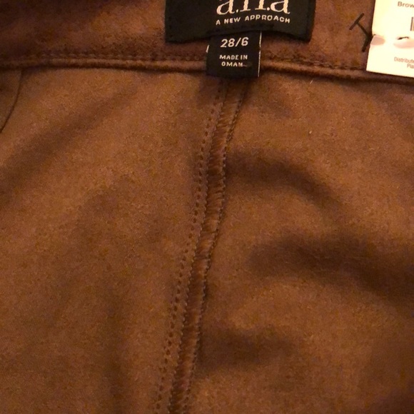 a.n.a Strech brown knit leggings - Picture 7 of 8